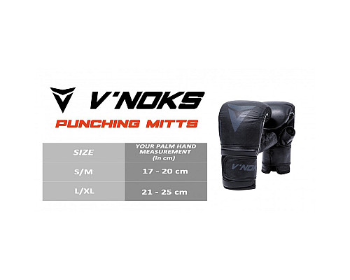 Рукавички боксерські VNoks Boxing Machine S/M, чорно-сині