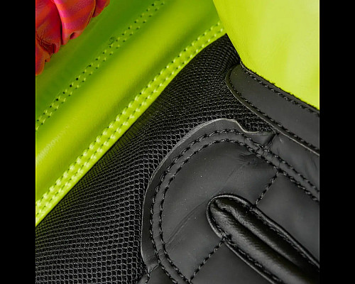 Рукавички боксерські з капою Leone GN313 WAVES розмір 10 унцій, рожеві