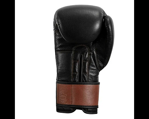 Рукавички боксерські шкіряні з бинтами TITLE Boxing Honorary розмір 12 унцій, чорні