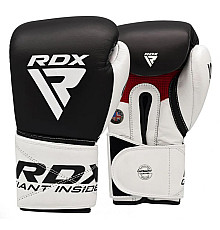 Рукавички боксерські RDX Pro Gel S5 14 унцій, чорно-білі
