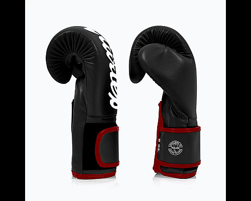 Рукавички боксерські з бинтами Fairtex BGV14 10 унцій, чорні