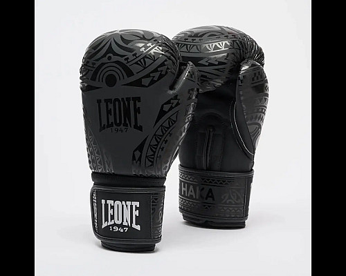 Рукавички боксерські Leone GN329 HAKA розмір 10 унцій, чорні