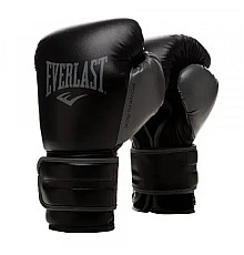 Боксерські рукавиці Everlast POWERLOCK 2R TRAINING GLOVE 12 унцій, чорні