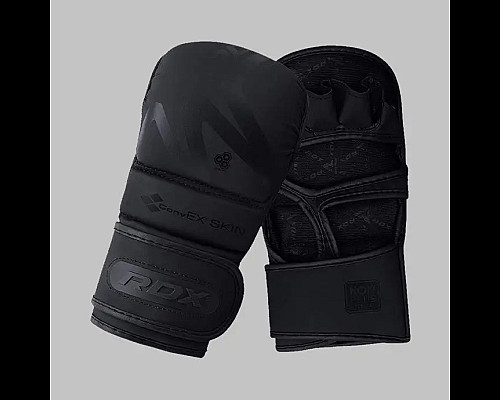 Рукавички греплінгові для ММА RDX T15 Noir Inner Matte розмір S, чорні