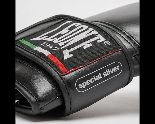 Рукавички боксерські з капою Leone GN383 THUNDER розмір 10 унцій, чорні