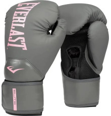 Боксерські рукавиці Everlast ELITE 2 BOXING GLOVES 12 унцій, сіро-рожевий