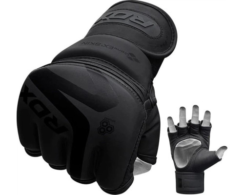 Тренувальні рукавиці для ММА RDX GRAPPLING GLOVES F15 розмір M, чорний