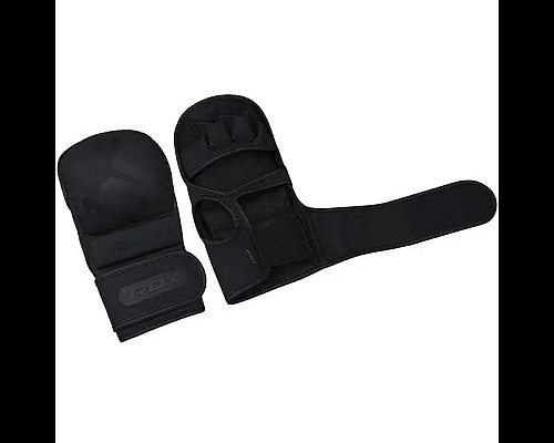 Рукавички греплінгові для ММА RDX T15 Noir Inner Matte розмір XL, чорні