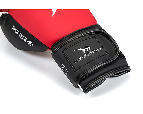 Рукавички боксерські Yakimasport HIGH TECH VIPER розмір 10 унцій, червоно-білі