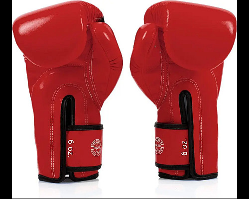 Рукавички боксерські з бинтами Fairtex BGV14 10 унцій, червоні