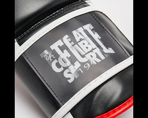 Рукавички боксерські з капою Leone GN333 LOGO WACS розмір 12 унцій, чорні