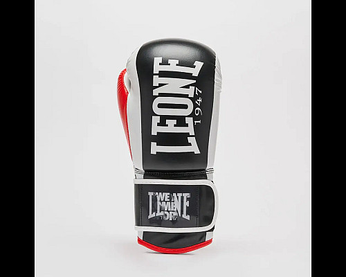 Рукавички боксерські з капою Leone GN333 LOGO WACS розмір 12 унцій, чорні