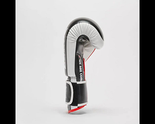 Рукавички боксерські з капою Leone GN333 LOGO WACS розмір 12 унцій, чорні