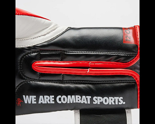 Рукавички боксерські з капою Leone GN333 LOGO WACS розмір 12 унцій, чорні