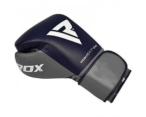 Рукавички боксерські RDX Leather Pro C4 Blue 10 ун.