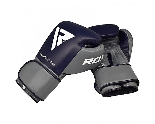 Рукавички боксерські RDX Leather Pro C4 Blue 10 ун.