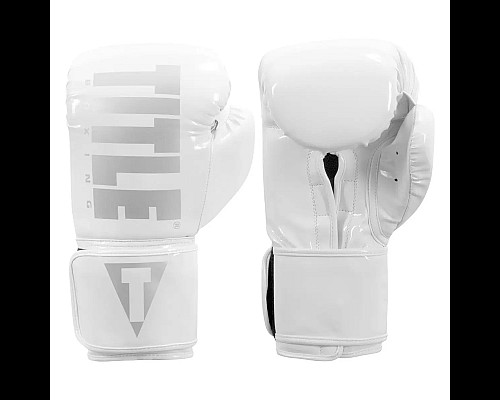 Рукавички боксерські з капою TITLE Inferno Intensity Elastic розмір 18 унцій, білі