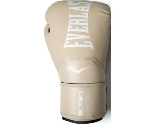 Боксерські рукавиці Everlast ELITE 2 BOXING GLOVES 12 унцій, бежево-білий