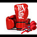 Рукавички боксерські з бинтами Fairtex BGV14 14 унцій, червоні