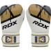 Боксерські рукавиці RDX BOXING GLOVES BGR-F7 8 унцій, біло-золотисті