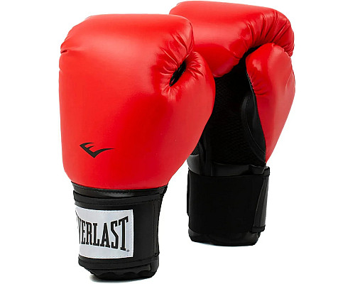 Боксерські рукавиці Everlast PROSTYLE 2 BOXING GLOVE 12 унцій, чорно-червоні