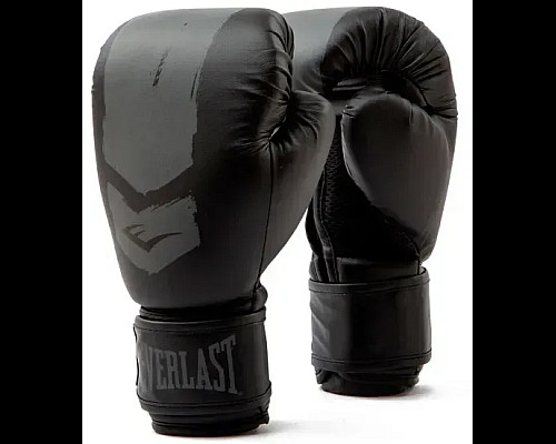 Боксерські рукавиці Everlast PROSPECT 2 BOXING GLOVE 6 унцій, чорно-сірі