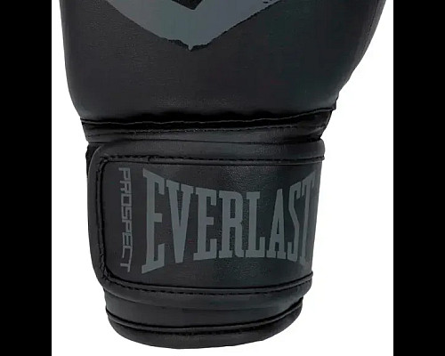 Боксерські рукавиці Everlast PROSPECT 2 BOXING GLOVE 6 унцій, чорно-сірі