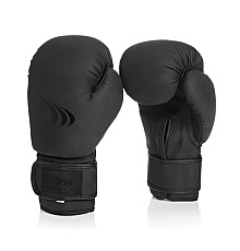 Рукавички боксерські Yakimasport MARS Matt розмір 10 унцій, чорні