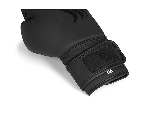 Рукавички боксерські Yakimasport MARS Matt розмір 10 унцій, чорні