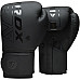 Рукавички боксерські RDX F6 14 унцій, чорні