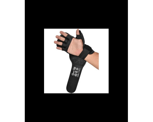Боксерські рукавиці RDX GRAPPLING GLOVES SHOOTER IMMAF-1 розмір XL, чорно-червоні
