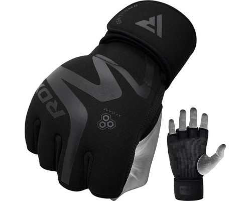 Тренувальні рукавиці для ММА RDX GRAPPLING GLOVES NEOPRENE T15 розмір S, чорний