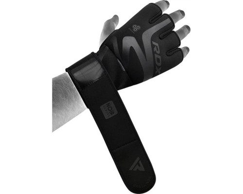 Тренувальні рукавиці для ММА RDX GRAPPLING GLOVES NEOPRENE T15 розмір S, чорний
