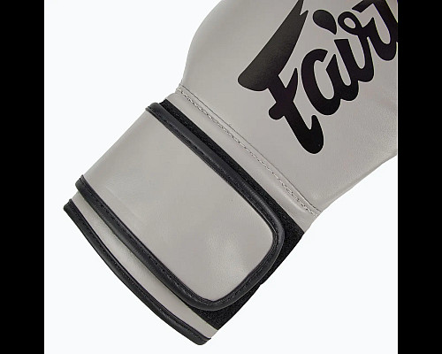 Рукавички боксерські з бинтами Fairtex BGV14 10 унцій, сірі