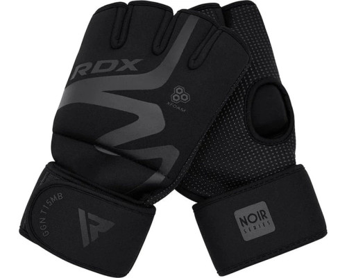 Тренувальні рукавиці для ММА RDX GRAPPLING GLOVES NEOPRENE T15 розмір M, чорні