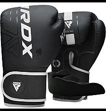 Рукавички боксерські з капою RDX F6 Kara Matte розмір 6 унцій, чорно-білі