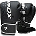 Рукавички боксерські з капою RDX F6 Kara Matte розмір 6 унцій, чорно-білі