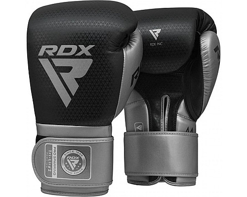 Рукавички боксерські RDX L2 Mark Pro 12 унцій, чорно-сірі