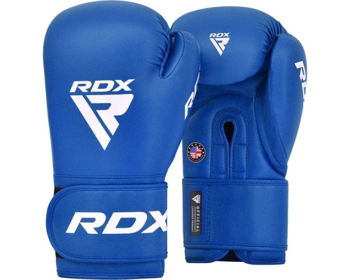 Боксерські рукавиці RDX BOXING GLOVES AS2 12 унцій, синьо-білий