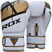 Рукавички боксерські RDX Rex Leather 10 унцій, різнокольорові