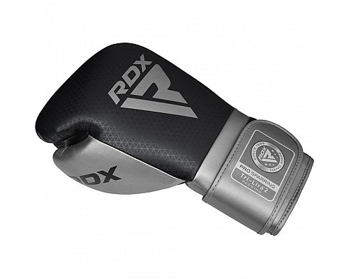 Рукавички боксерські RDX L2 Mark Pro 16 уцій, чорно-сірі