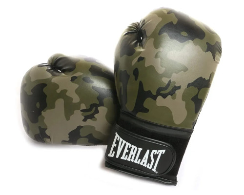 Боксерські рукавиці Everlast SPARK TRAINING GLOVE 10 унцій, камуфляж