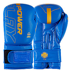 Рукавички боксерські PowerPlay 3089 Alpha розмір 10 унцій, сині