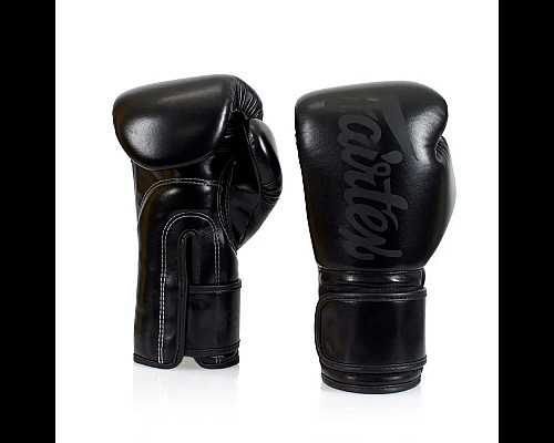 Рукавички боксерські з бинтами Fairtex BGV14SB 12 унцій, чорні