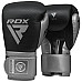 Рукавички боксерські з капою RDX  MARK PRO SPARRING TRI LIRA 2 розмір 14 унцій, чорно-сріблястий