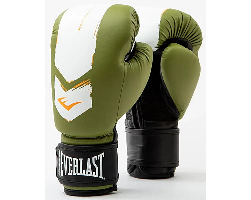 Боксерські рукавиці Everlast PROSPECT 2 BOXING GLOVE 6 унцій, чорно-зелені