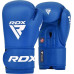 Боксерські рукавиці RDX BOXING GLOVES AS2 10 унцій, синьо-білий