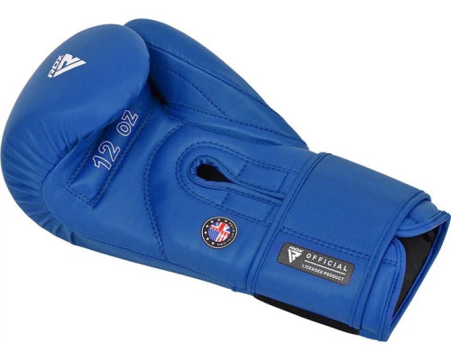 Боксерські рукавиці RDX BOXING GLOVES AS2 10 унцій, синьо-білий