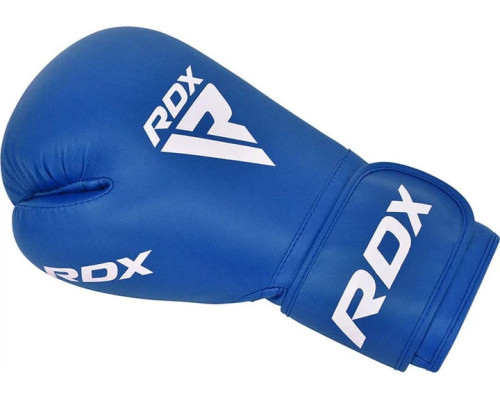 Боксерські рукавиці RDX BOXING GLOVES AS2 10 унцій, синьо-білий