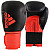 Рукавички боксерські ADIDAS Hybrid 100 розмір 12 унцій, чорно-червоні